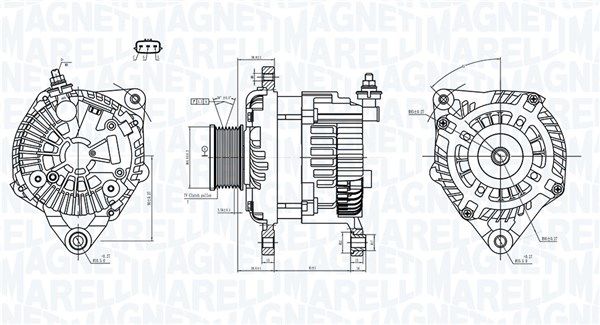 MAGNETI MARELLI Ģenerators 063731946010